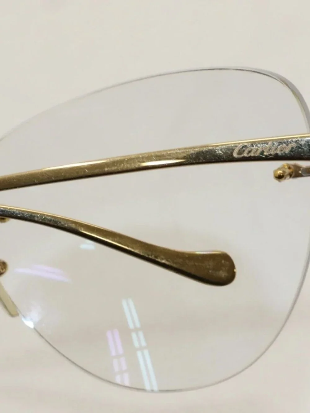 Cartier Panthère De Cartier Eyeglasses CT0032RS 001 60-18-130 *READ*